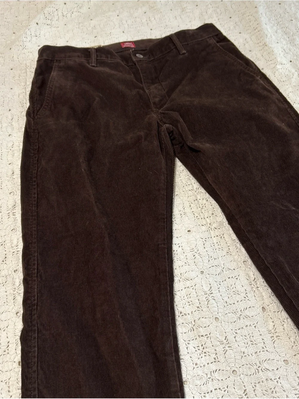 Levi’s Men's XX Chino Taper Brown Corduroy Pants - 34x32 - NWT